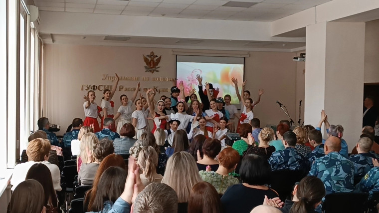 Концерт в ГУФСИН России по Красноярскому краю в преддверии  Международного женского дня.